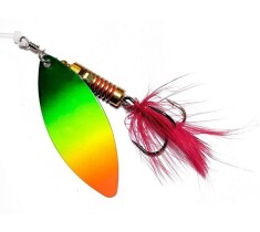 Блесна вращающаяся Lucky John SPIN X LONG 03 (вес 6гр.) цвет FT