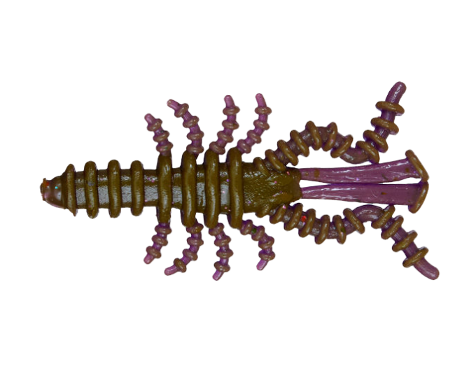 Силиконовая приманка Brown Perch «Moussy» (длина 40мм, вес 0,1гр.) цвет 014 (9шт.) - изображение 1