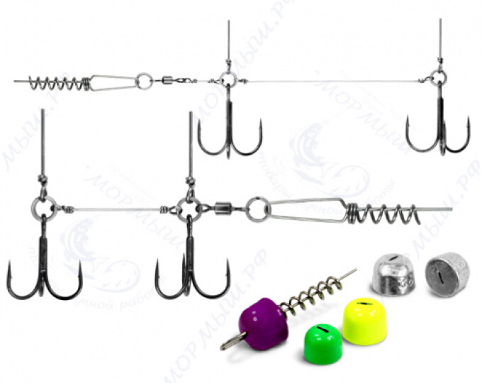 Оснастка стингер со спиралью Jig Spring Soft Baits (S) - изображение 4