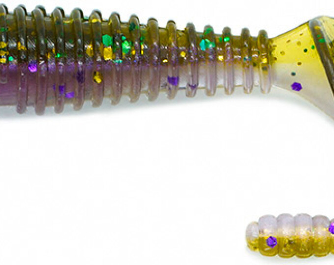 Силиконовая приманка Kosadaka REVOLT 70 (длина 70мм, вес 3,1гр.) (7шт.) цвет GLV - изображение 1 