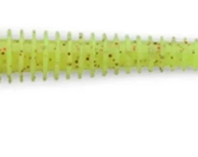 Приманка силиконовая Keitech Swing Impact 3″ PAL #01 Chartreuse Red Flake - изображение 1