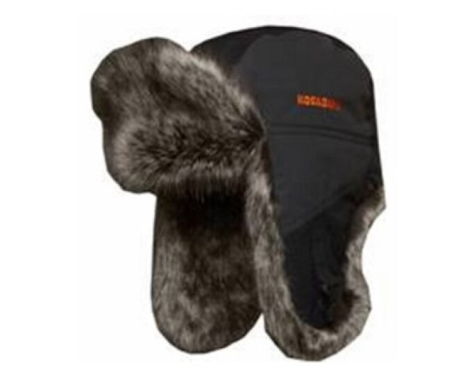 Шапка-ушанка Kosadaka Storm (мех шиншилла, серая-черная) - изображение 1