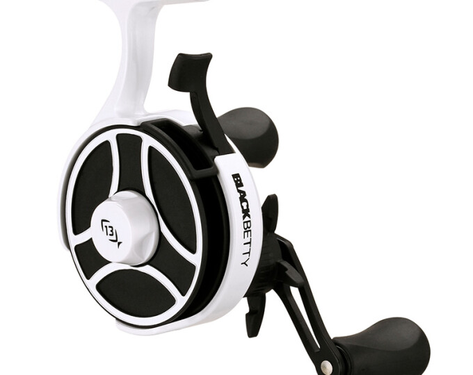 Катушка 13 Fishing Black Betty FreeFall Ghost Ice Reel 2.5:1 Gear Ratio w/NEW Line Window-Left Hand - изображение 1 