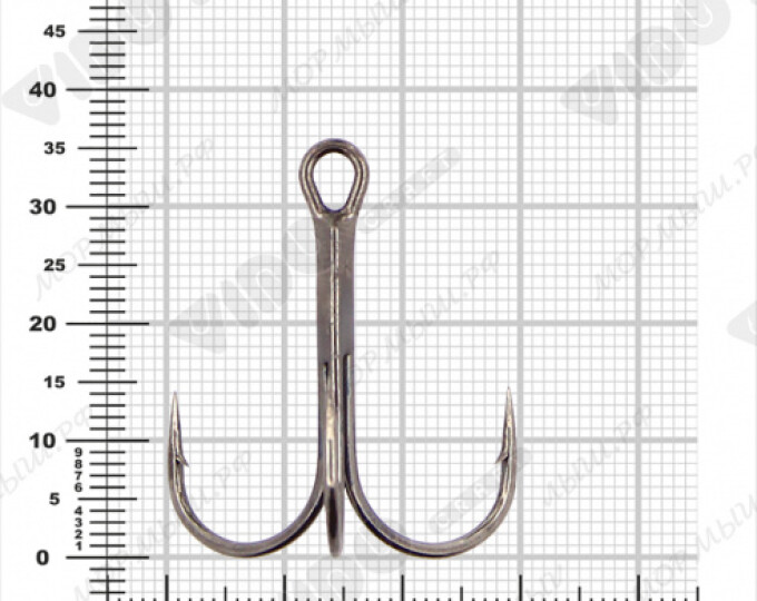Крючок Treble Hooks (VD-091-BN) № 2/0 - изображение 3