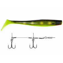 Виброхвост Lucky John 3D Series BBS GIANT KUBIRA SWIM SHAD 9,0in (22.86) /PG21 (1шт.) + Stinger L