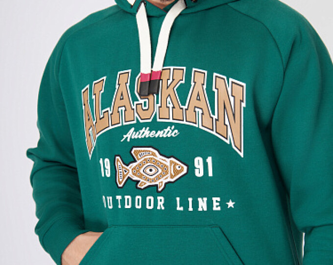 Толстовка Alaskan Promo Hoodie (зеленый) р.L - изображение 3