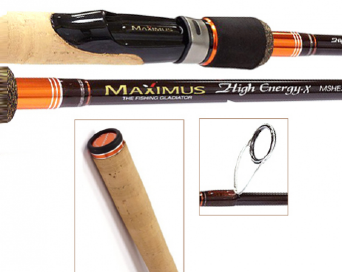 Спиннинг Maximus «High Energy — X»  2,10м (тест  1-7гр.; Fast Action) (210UL) - изображение 2