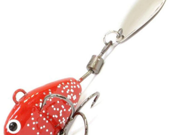 Тейл-спиннер UF-Studio Hurricane 10гр. цвет Red glitter - изображение 1 