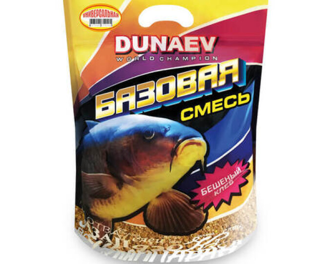 Прикормка DUNAEV БАЗОВАЯ смесь (2,5кг) УНИВЕРСАЛЬНАЯ - изображение 1 
