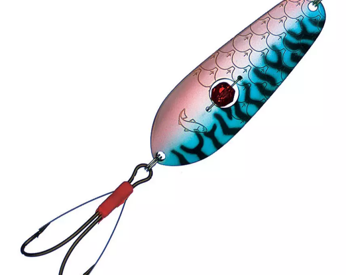 Блесна Kuusamo Rasanen 70/20 (бусинка, незацепляйка) цвет FR/BLU-S - изображение 1