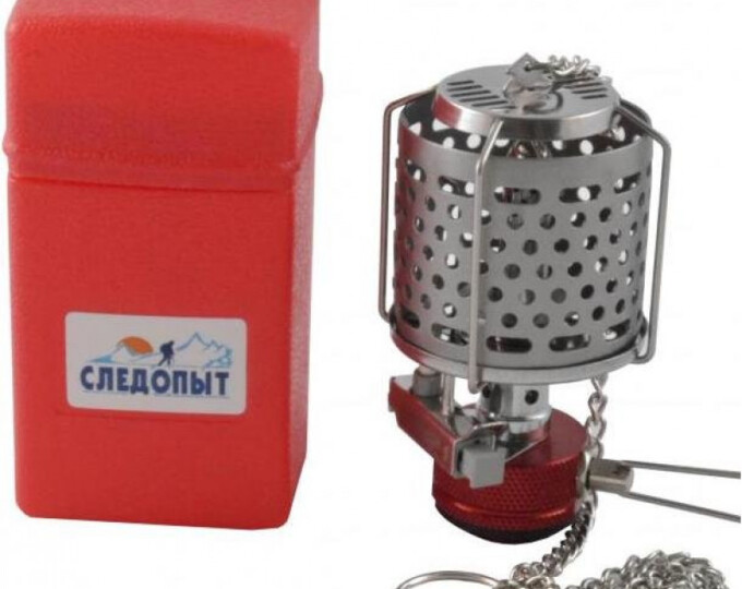 Светильник портативн. газовый СЛЕДОПЫТ — Звездочка (металл) - изображение 1 