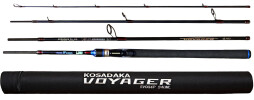 Спиннинг Kosadaka «Voyager 4Pro» 2,1м (тест 10-35гр., 4 секции, тубус) - изображение 1 