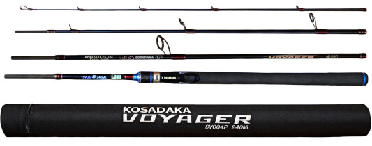 Спиннинг Kosadaka «Voyager 4Pro» 2,1м (тест 10-35гр., 4 секции, тубус)