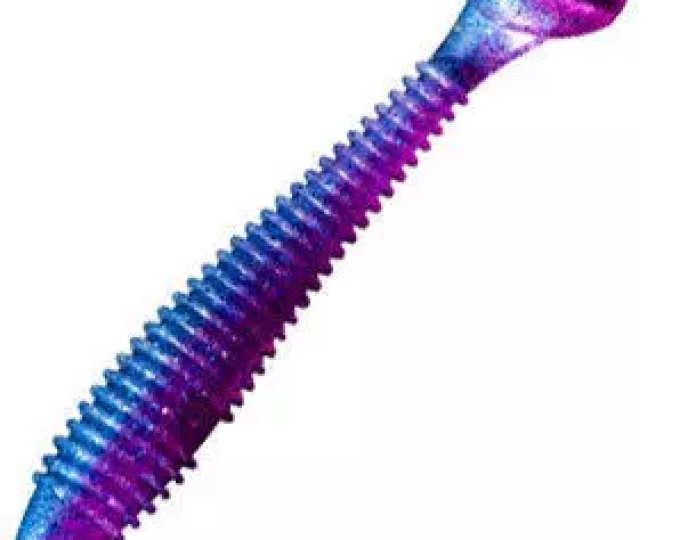 Приманка силиконовая Keitech Swing Impact FAT 3.3″ EA#14 Clear Morning Dawn Blue FLK - изображение 1