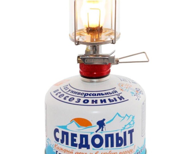 Светильник портативн. газовый СЛЕДОПЫТ — Светлячок (стекло) - изображение 1