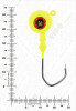 Джиг крашеный ШАР 26гр. (крючок VD-079 №3/0) (3шт.) цвет 02 (желтый) - изображение 3