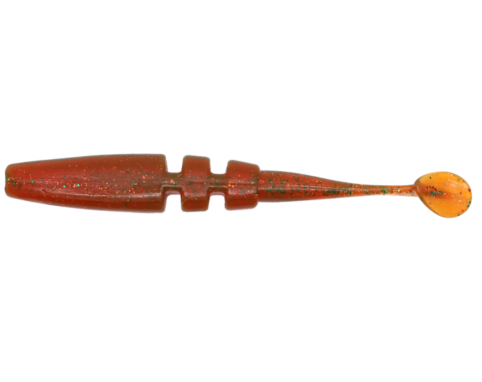 Силиконовая приманка Brown Perch «Fish KayuKer» (длина 110мм, вес 5,8гр.) цвет 011 (4шт.) - изображение 1