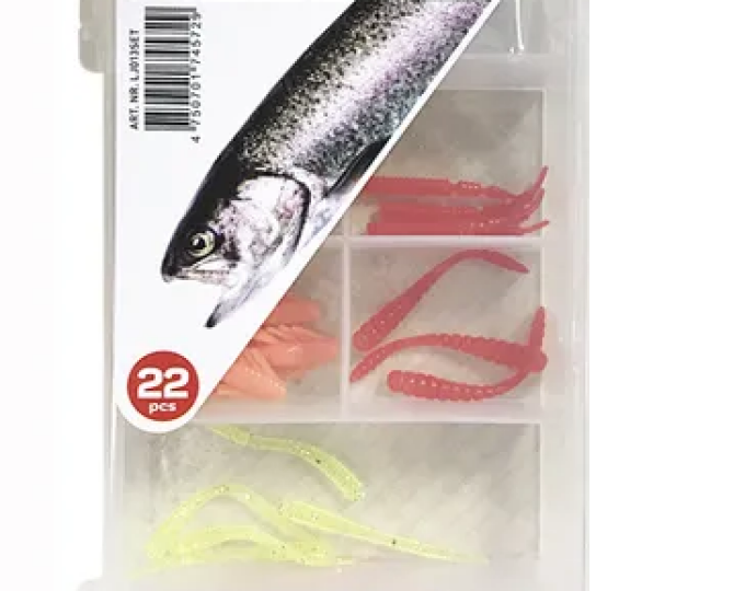 Комплект приманок и оснастки Lucky John HUNGRY TROUT SET - изображение 1