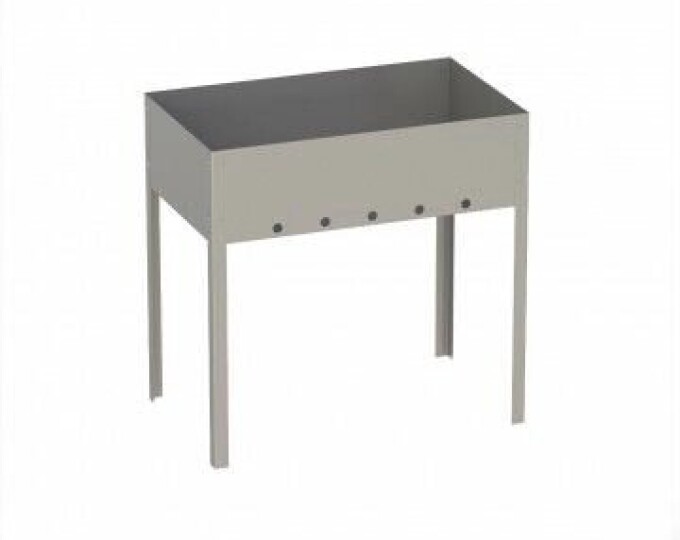 Мангал сборный Helios Light (350*240*350мм, сталь 0,4мм) 6 шампуров - изображение 1 