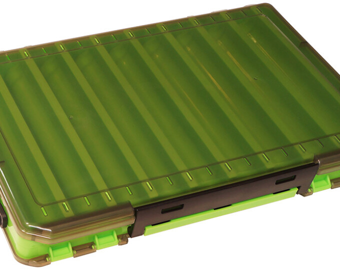 Коробка Kosadaka TB-S31A для воблеров, двухсторонняя (340х215х50мм) Green - изображение 1 