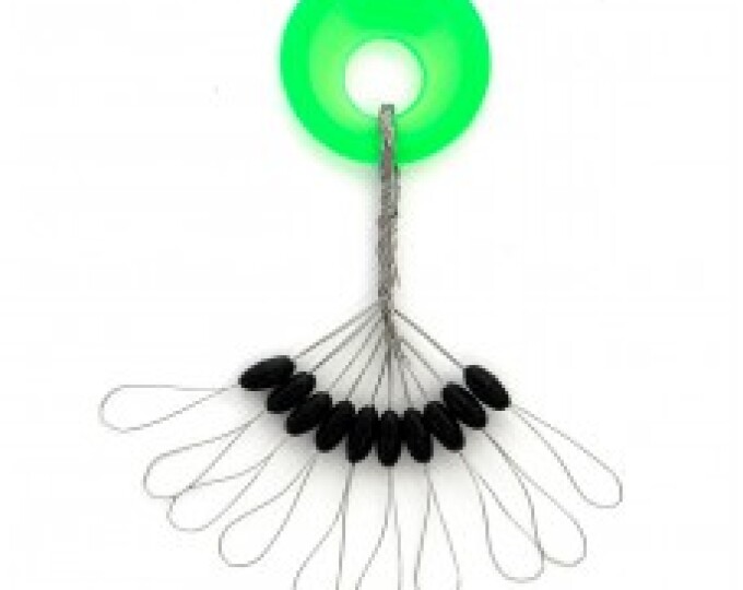 Стопор силиконовый Fanatik Black размер SS (10шт.) - изображение 1