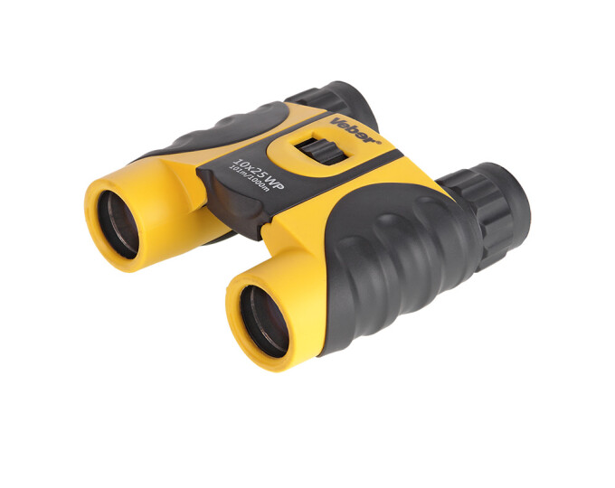 Бинокль Veber 10*25 WP чёрный-жёлтый - изображение 1