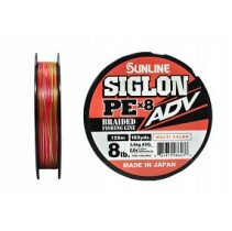 Плетеный шнур Sunline SIGLON ADV x8 Multi Color 150m #0.8/10lb (0.153mm)