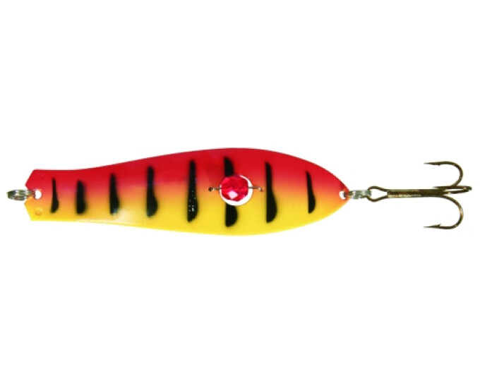 Блесна Kuusamo Professor 2 90/26 (бусинка) цвет BL/R/Ye-C - изображение 1 