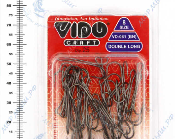 Крючок VD-081-BN «Double Long» №08 - изображение 2