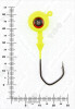 Джиг крашеный ШАР 20гр. (крючок VD-079 №3/0) (3шт.) цвет 02 (желтый) - изображение 3