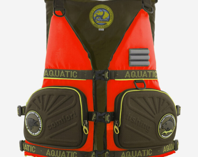 Жилет ЖС-03О страховочный (цвет оранж,р.50-52) - изображение 1 