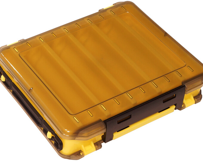 Коробка Kosadaka TB-S31C для воблеров, двусторонняя (200х175х50мм) Yellow - изображение 1 