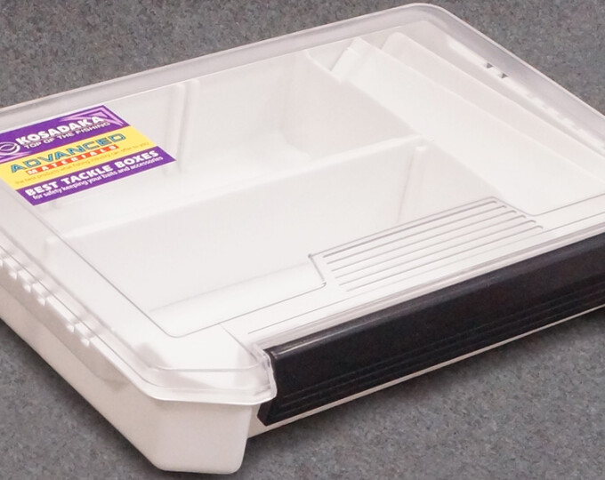 Коробка Kosadaka TB-S38WH для приманок, 3 секции (210х145х40мм) White - изображение 1 