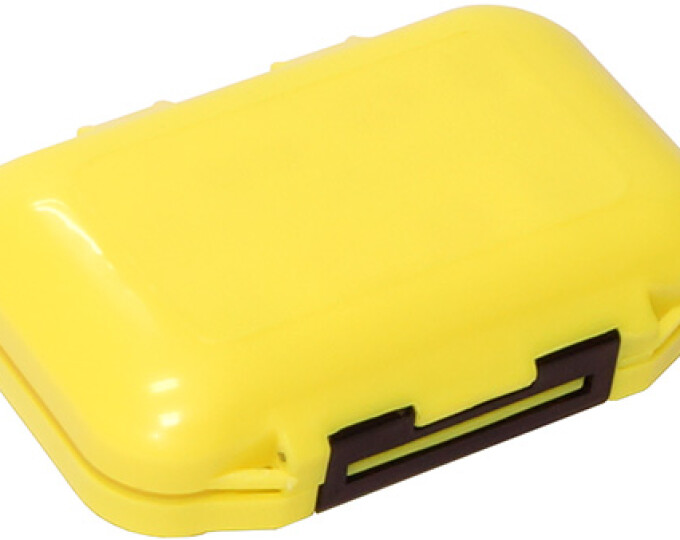 Коробка Kosadaka TB-S02 раскладушка, для мелочей, мушек, герметичная (105х70х30мм) Yellow - изображение 1 