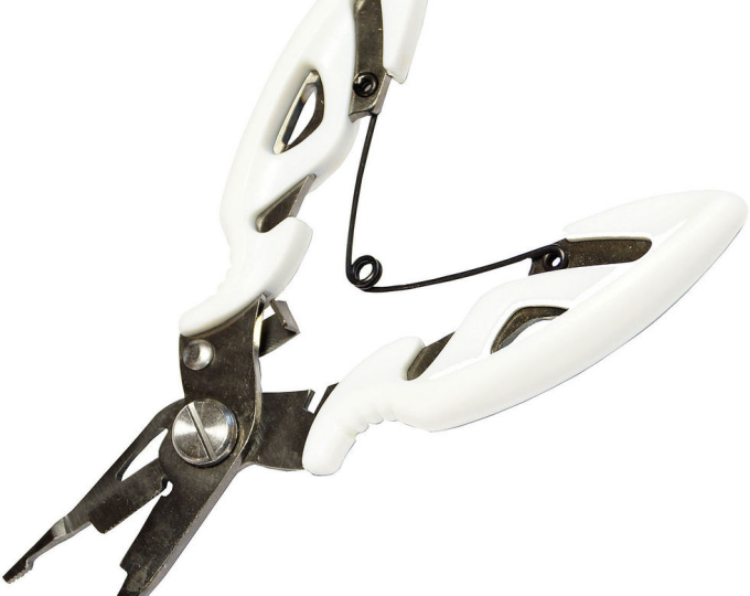 Пассатижи — мини Kosadaka для заводных колец, 12.5см, нерж.сталь, титан.покр., ABS-пластик - изображение 1 