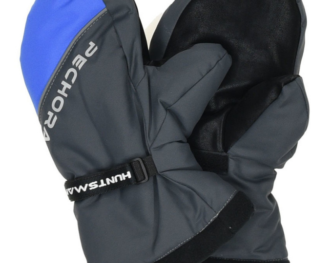 Рукавицы «Печора» (ткань Cat’s eye, цвет Серый/Синий) - изображение 1