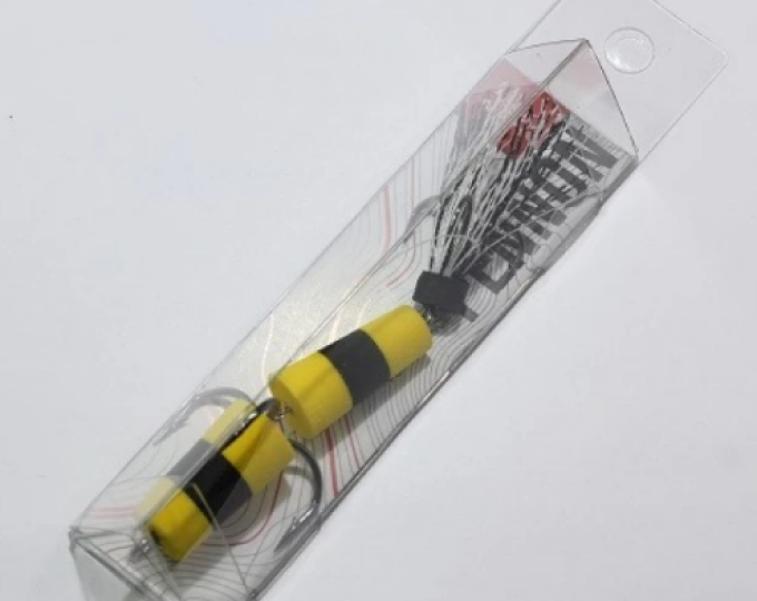 Приманка джиговая Lucky John PENNON 11 (желтый/черный/желтый) - изображение 1 