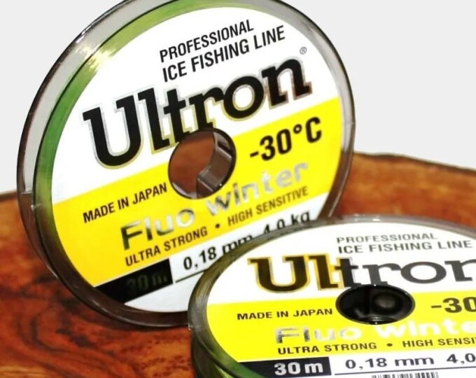 Леска Ultron Fluo Winter 0,20мм (5,0кг) 30м (флуоресцентная) - изображение 1 