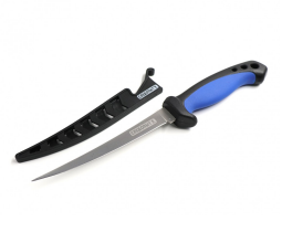 Нож разделочный «СЛЕДОПЫТ» филейн.,прорез,ручка, 150мм.,в чехле