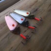 Блесна «Финская с флуошариком» 14гр. (золото)