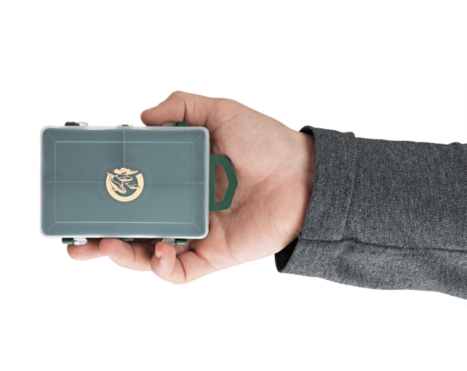 Коробка Три Кита ТК-14 (2-х сторонняя, 115х85х35мм, 11+1 отделений) с изолоном - изображение 2