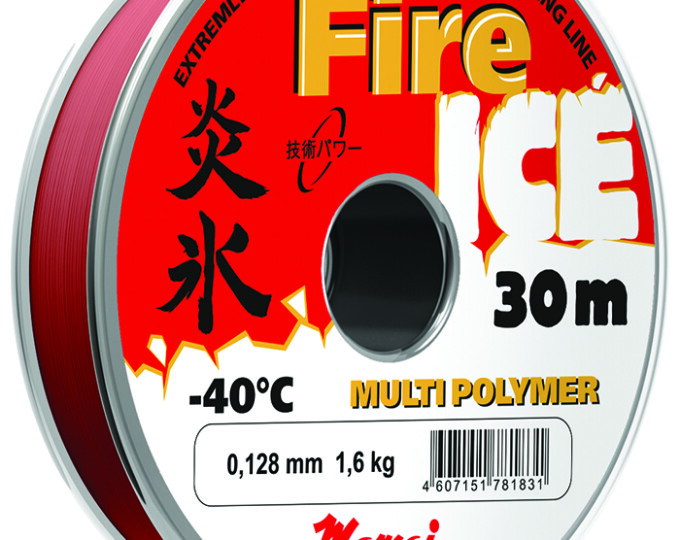 Леска Momoi Fire Ice 0,091мм (1,0кг) 30м (красный) Barrier Pack - изображение 1 