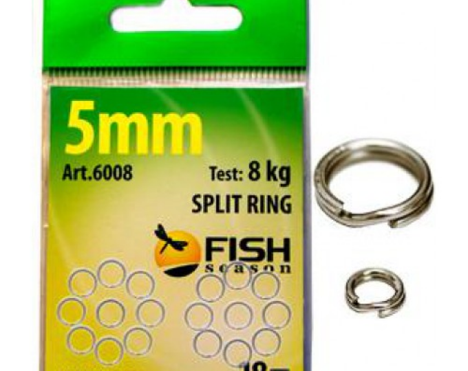 Заводное кольцо Сезон Рыбалки 3,5мм (3кг) (упак.20шт.) - изображение 1 