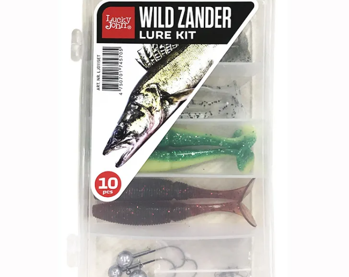 Комплект приманок и оснастки Lucky John WILD ZANDER SET - изображение 1