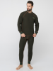 Термобелье Hunt’sMan «Thermoline» р.56-58/182-188 (XXL) (Флис фактурный, цвет Хаки) - изображение 1