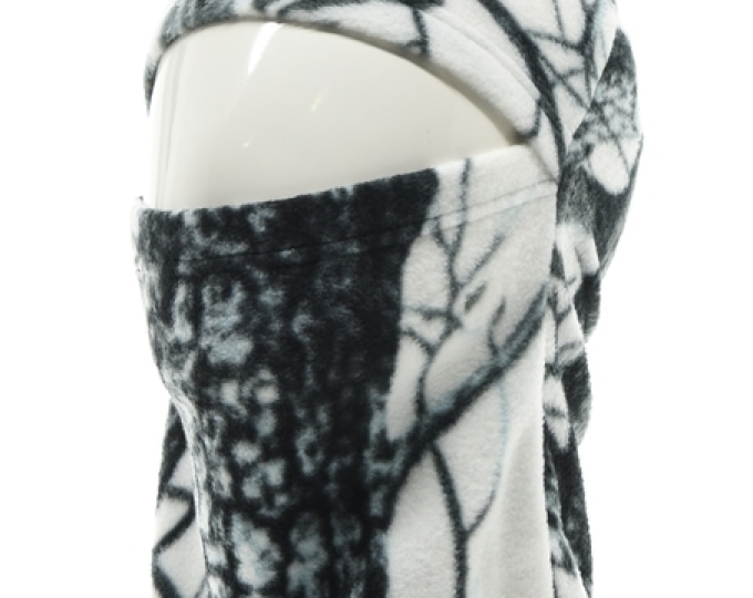 Балаклава Hunt’sMan (флис, 280гр/м., б/р, цвет Белый лес) - изображение 1