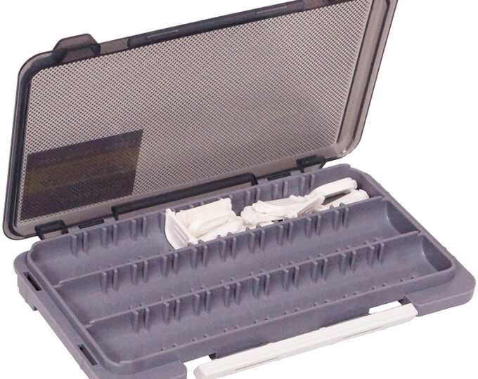 Коробка Kosadaka TB-S63A продольные секции + доп. вставки (175х105х20мм) Grey - изображение 2