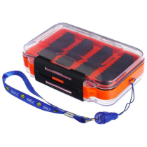 Коробка для мормышек и блесен SMILE прозрачная двухстор. на шнурке 11*7*3