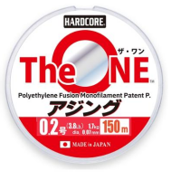 Плетеный шнур DUEL THE ONE AJING 0,074мм 150м (0.2/3.8lb) HALF GHOST