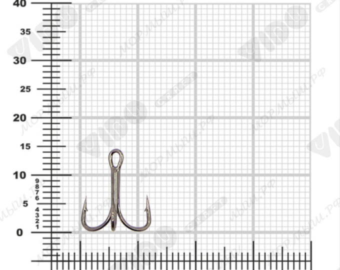 Крючок Treble Hooks (VD-093-BN) №10 - изображение 3